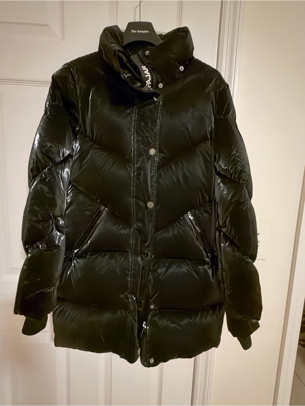 Pajar Black Glossy Puffer Coat - Women's Quilted Jacket